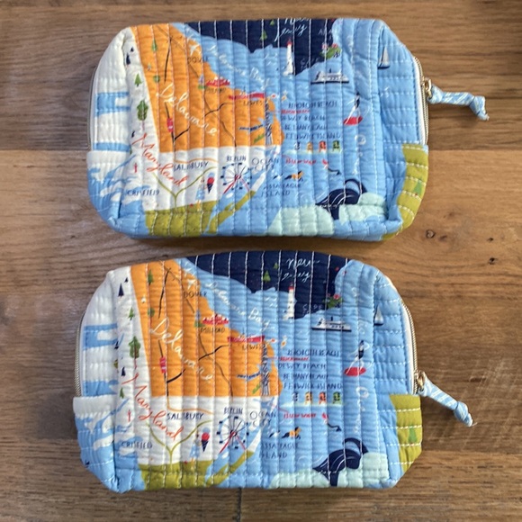 Spartina 449 Bay Dreams Cosmetic Cases (2) - Picture 2 of 4